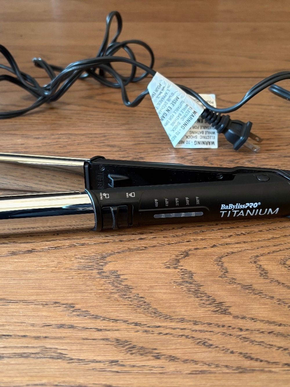 Babyliss PRO Prima Titanium Flat Iron - Black